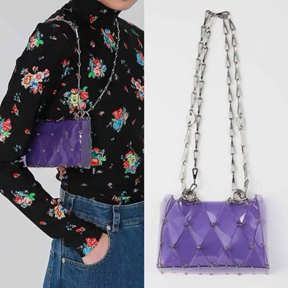 Paco Rabanne Le Borse Bag in Purple